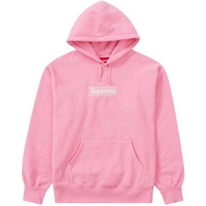 Supreme Box Logo Hoodie Pink FW21 Size M~Brand New